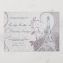 Buscar damasco francés invitaciones Torre de eiffel
