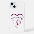 Buscar corazón brillante iphone fundas Te amo