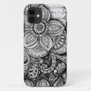 Buscar damask iphone fundas Blanco y negro