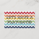 Buscar playdate tarjetas de visita Amigos