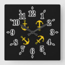 Buscar marinero relojes de pared Anclar