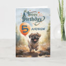 Buscar 5 años niño tarjetas de cumpleaños 8 º tarjeta