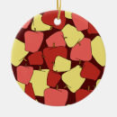 Buscar manzanas rojas adornos Rojo