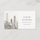 Buscar skyline tarjetas de visita Nueva york