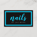 Buscar nail technician tarjetas de visita Belleza