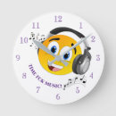 Buscar emoji sonriente relojes de pared Cualquier niño