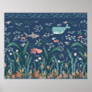 Buscar pulpo azul posters Para niños