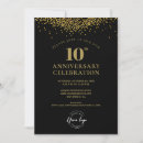 Buscar décimo aniversario invitaciones Invitados