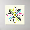 Buscar flores abstractas lienzos Colorido