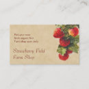 Buscar fresas tarjetas de visita Acuarela