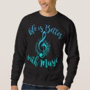 Buscar notas musicales sudaderas Músico