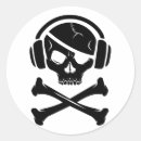 Buscar piratería pegatinas Cráneo