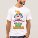 Buscar payaso del cumpleaños camisetas Feliz