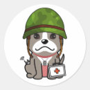Buscar perro militar pegatinas Ejército