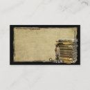 Buscar libros viejos tarjetas de visita Vintage