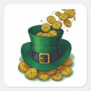 Buscar monedas de oro pegatinas Leprechaun