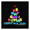 Buscar feliz año nuevo posters Árbol de navidad