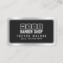 Buscar gris metálico tarjetas de visita Moderno