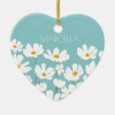 Buscar flores blancas adornos Para ella