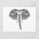 Buscar elefante indio postales Mandala