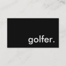 Buscar golfista tarjetas de visita Diseño