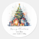 Buscar navidad presente pegatinas Festivo