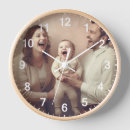 Buscar foto del bebé relojes de pared Agudo