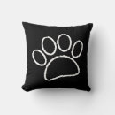 Buscar dibujo animal cojines Blanco y negro