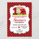 Buscar lunares rojos invitaciones Mariquita