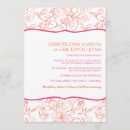 Buscar naranja y fuschia invitaciones Rosa