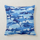 Buscar tiburón azul cojines Mar