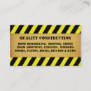 Buscar remodelado la cocina de tarjetas de visita Carpintero