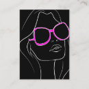 Buscar gafas tarjetas de visita Retro