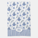 Buscar monocromático paños de cocina Monograma