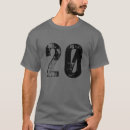 Buscar número 20 camisetas Veinte