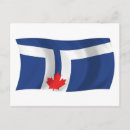 Buscar bandera de toronto postales Canadiense
