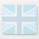 Buscar bandera británica alfombrillas de raton Blanco