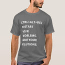 Buscar ctrl alt del camisetas Equipo