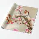 Buscar rama papel de regalo Pájaro