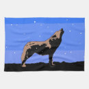Buscar toalla del lobo paños de cocina Nieve