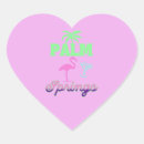 Buscar corazón retro pegatinas Flamingo