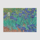 Buscar flor del iris papel de seda Van gogh