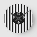 Buscar rayas modernas relojes de pared Estampado