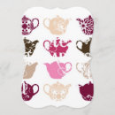 Buscar teaparty invitaciones Rosa