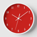 Buscar cocina roja relojes de pared Simple