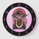 Buscar rock and roll relojes de pared Retro