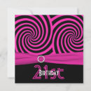 Buscar pink and black invitaciones Sofisticado
