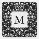 Buscar damasco blanco negro pegatinas Moderno