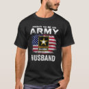 Buscar marido orgulloso camisetas Ejército