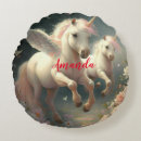 Buscar caballos blancos cojines Chica